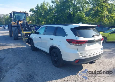 2019 Toyota Highlander Se z USA, uszkodzony, nr VIN 5TDJZRFH4KS566044